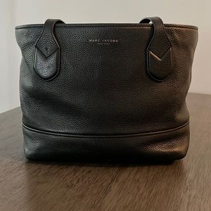 Marc jacobs tote. Pebbled black leather.